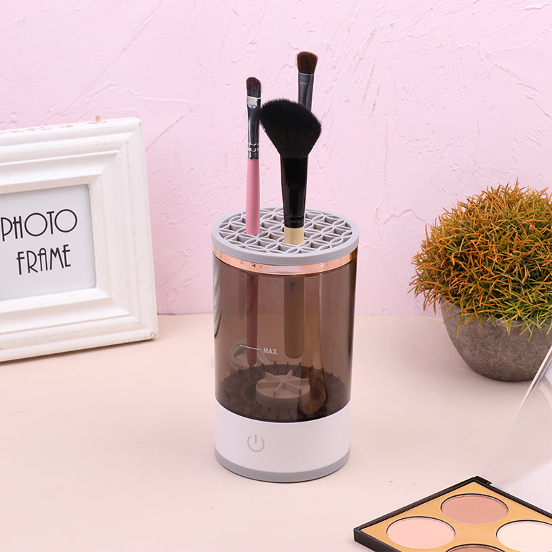 Electric Makeup Brush Cleaner – USB Rechargeable, High-Speed Deep Cleaning Spinner