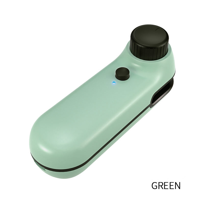 Upgraded 2-in-1 USB Rechargeable Mini Bag Sealer & Cutter – Portable Heat Sealer for Food Storage