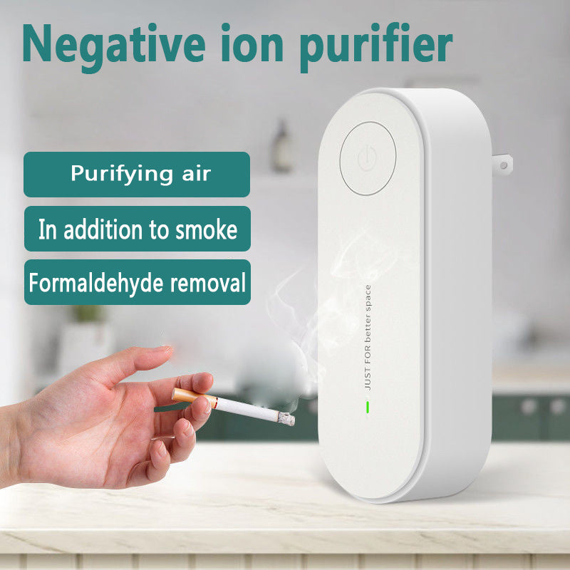 Compact Plug-In Air Purifier – Whisper-Quiet, High-Efficiency Odor & Allergen Remover