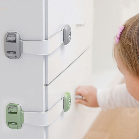 Adjustable Child Safety Locks – Secure Cabinets, Drawers & More!