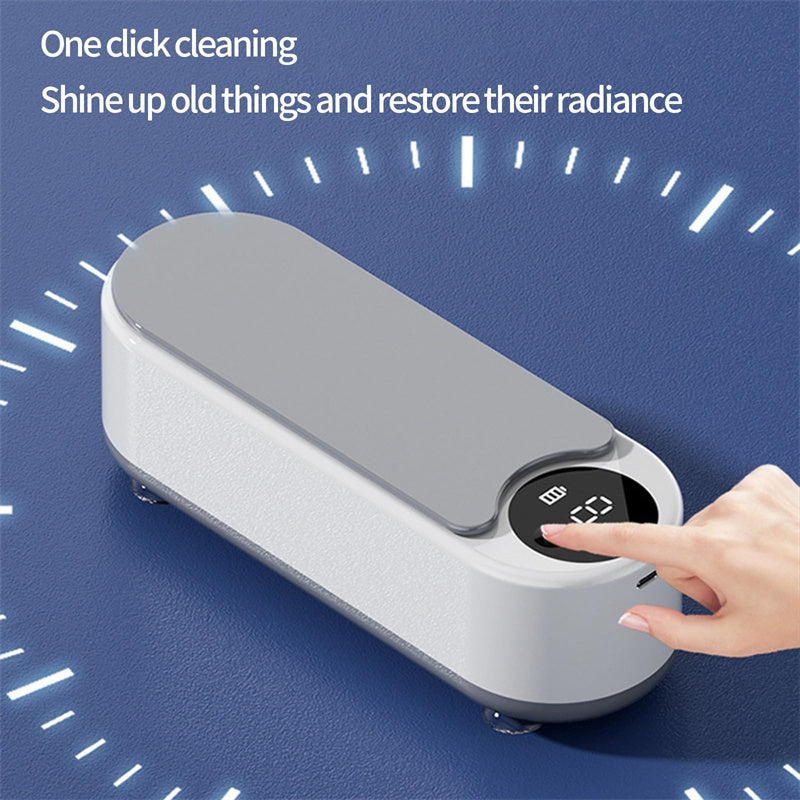 Ultrasonic Jewelry Cleaner – 450ml Large Capacity, Gentle & Effective Cleaning for Jewelry, Glasses, Watches & More
